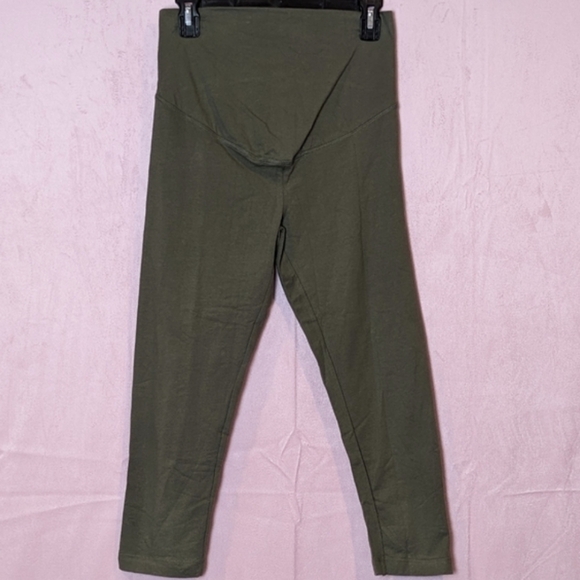 Old Navy Maternity Green Leggings size Small - Picture 1 of 4